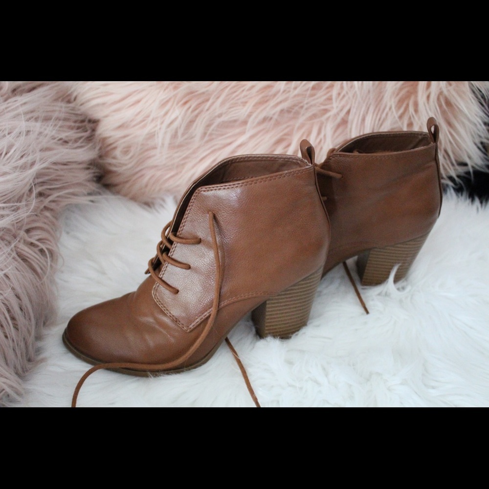 Brown booties